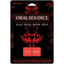 Oral Sex Dice (Lick-Suck-Blow-Kiss) - Zinful Pleasures
