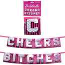 Bachelorette Party Favors "Cheers Bitches" Party Banner - Zinful Pleasures