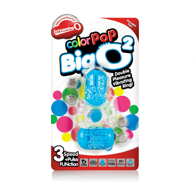 Screaming O Color Pop Big O2 Blue - Zinful Pleasures