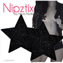 Neva Nude Pasty Star Glitter Black - Zinful Pleasures