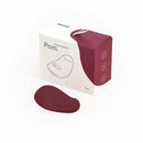 Pom Vibrator Silicone 5 Function 5 Speeds USB Rechargeable Cord Included Waterproof Plum